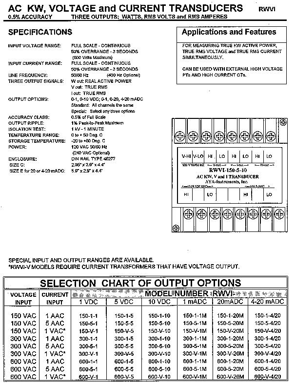 Power Transducers J & S Instruments, Inc.